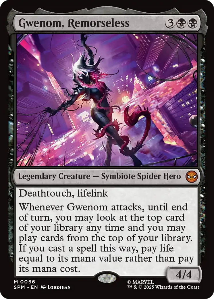 Gwenom, Remorseless — Marvel's Spider-Man — Magic: The Gathering