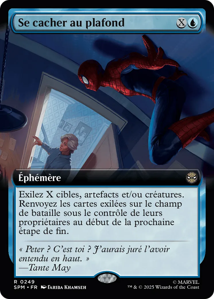 Se cacher au plafond — Marvel's Spider-Man — Magic: The Gathering