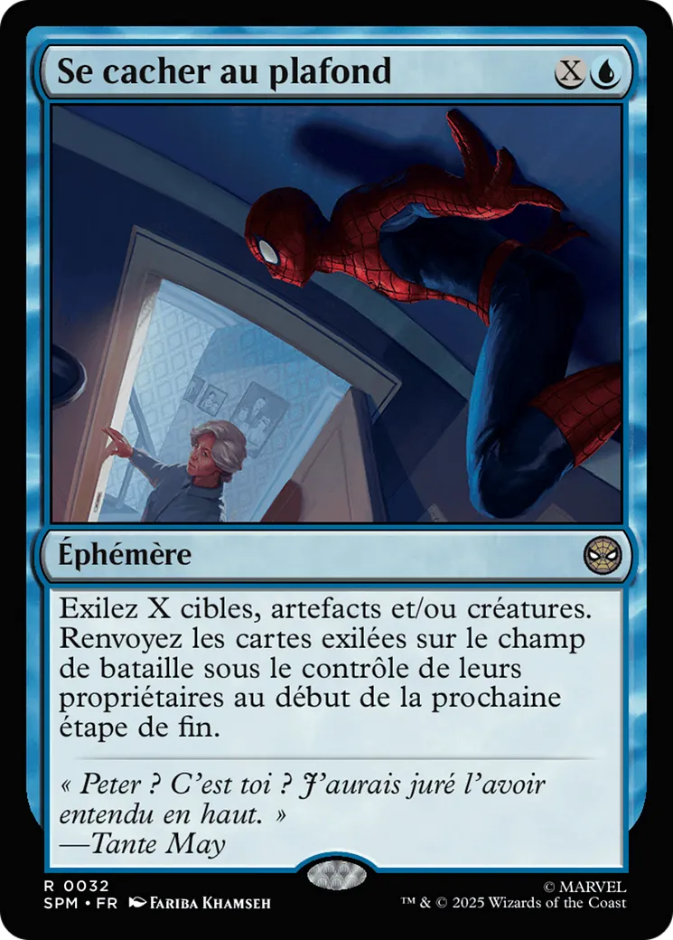 Se cacher au plafond — Marvel's Spider-Man — Magic: The Gathering