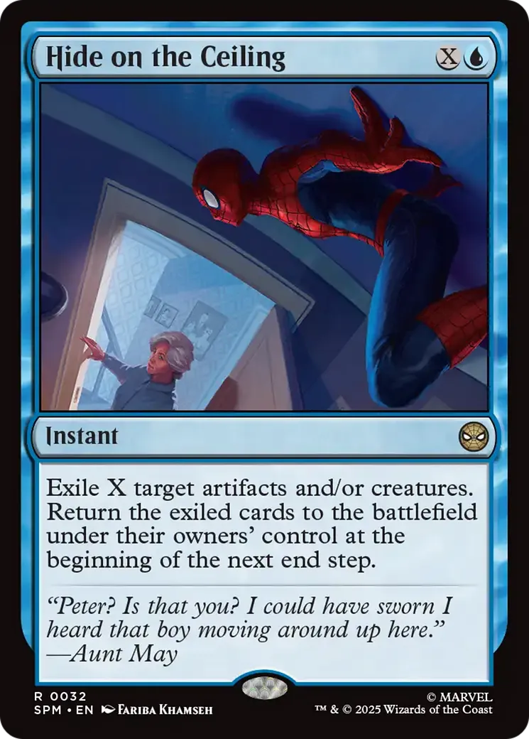 Se cacher au plafond — Marvel's Spider-Man — Magic: The Gathering