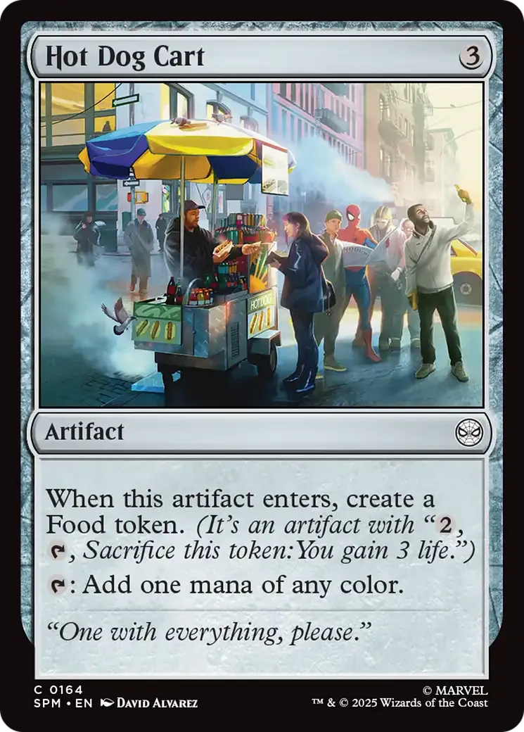 Hot Dog Cart — Marvel's Spider-Man — Magic: The Gathering