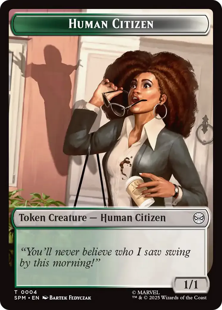 Human Citizen — Marvel's Spider-Man — Magic: The Gathering