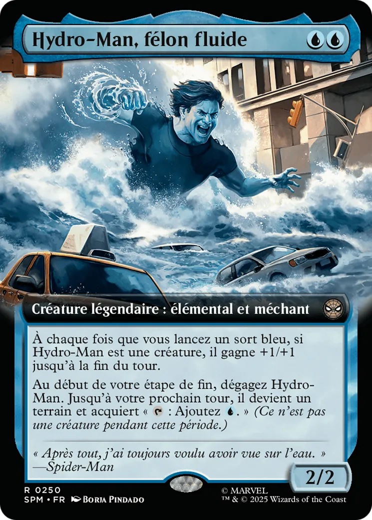 Hydro-Man, félon fluide — Marvel's Spider-Man — Magic: The Gathering