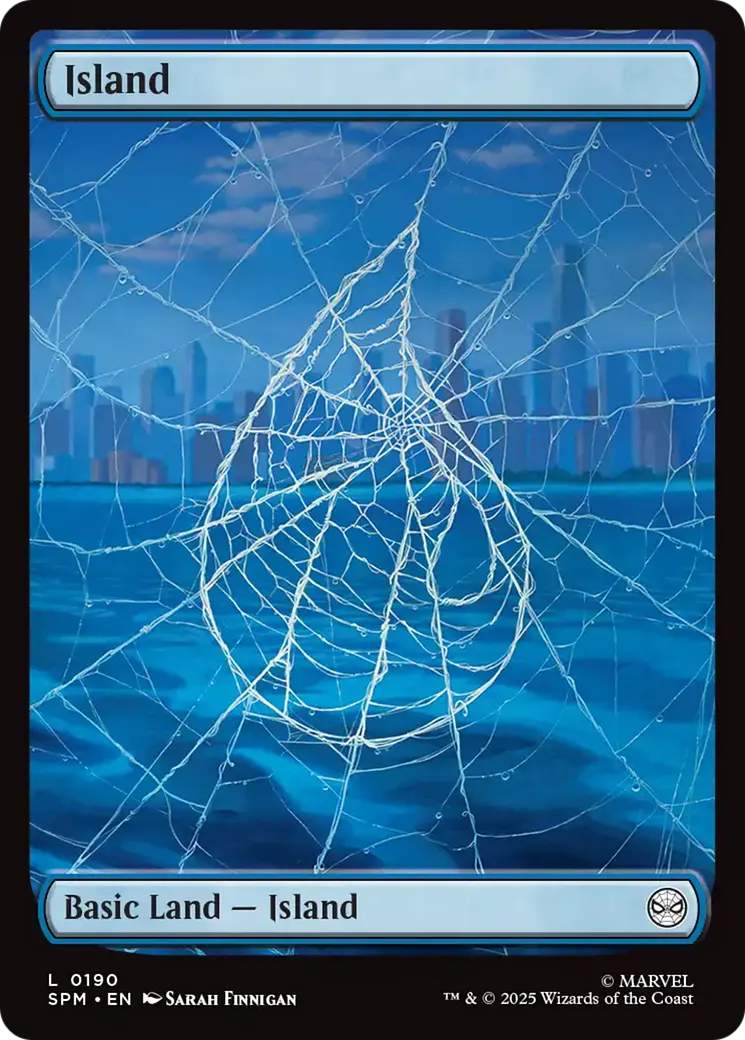 Island — Marvel's Spider-Man — Magic: The Gathering