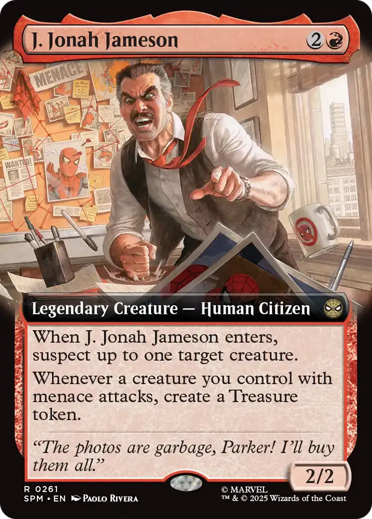 J. Jonah Jameson — Marvel's Spider-Man — Magic: The Gathering