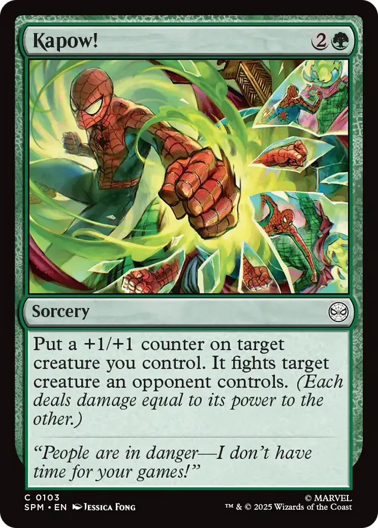 Kapow ! — Marvel's Spider-Man — Magic: The Gathering