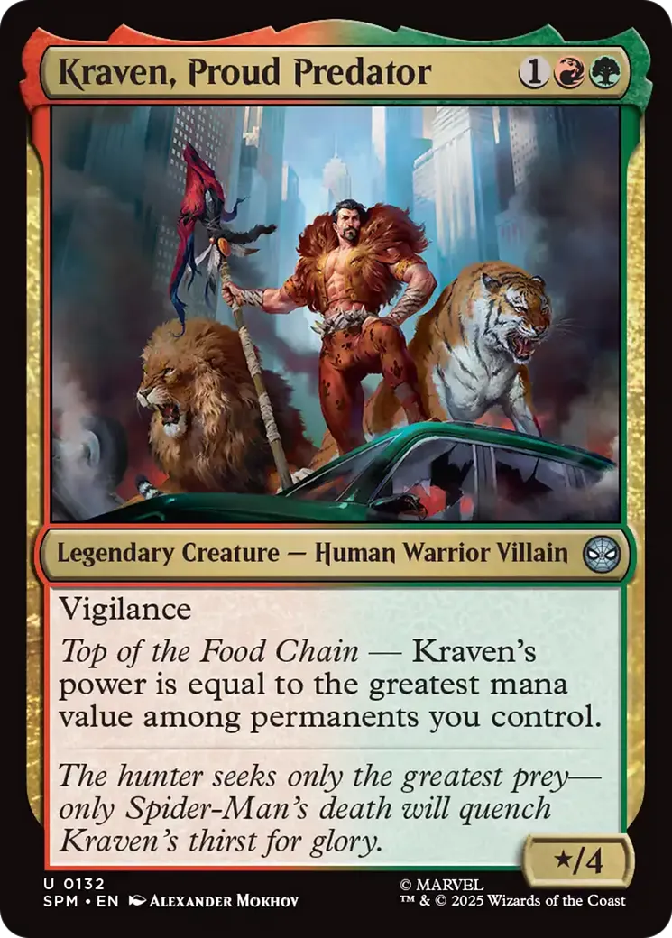Kraven, Proud Predator — Marvel's Spider-Man — Magic: The Gathering