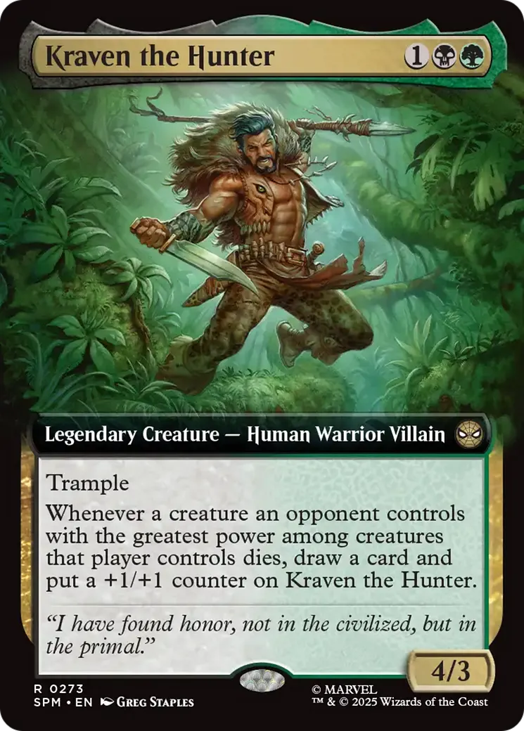Kraven the Hunter — Marvel's Spider-Man — Magic: The Gathering
