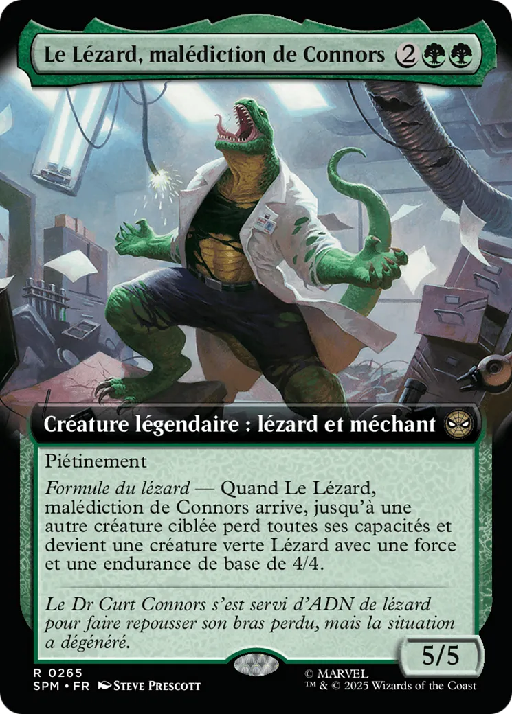 Le Lézard, malédiction de Connors from Marvel's Spider-Man - Magic: The Gathering