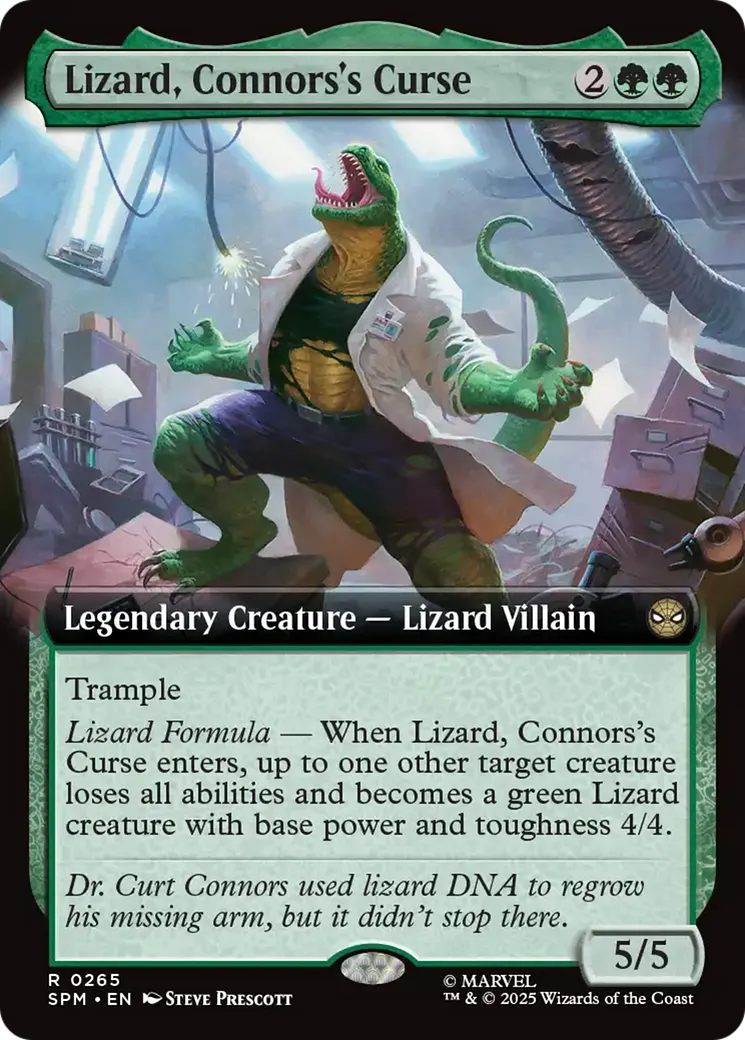 Lizard, Connors's Curse — Marvel's Spider-Man — Magic: The Gathering