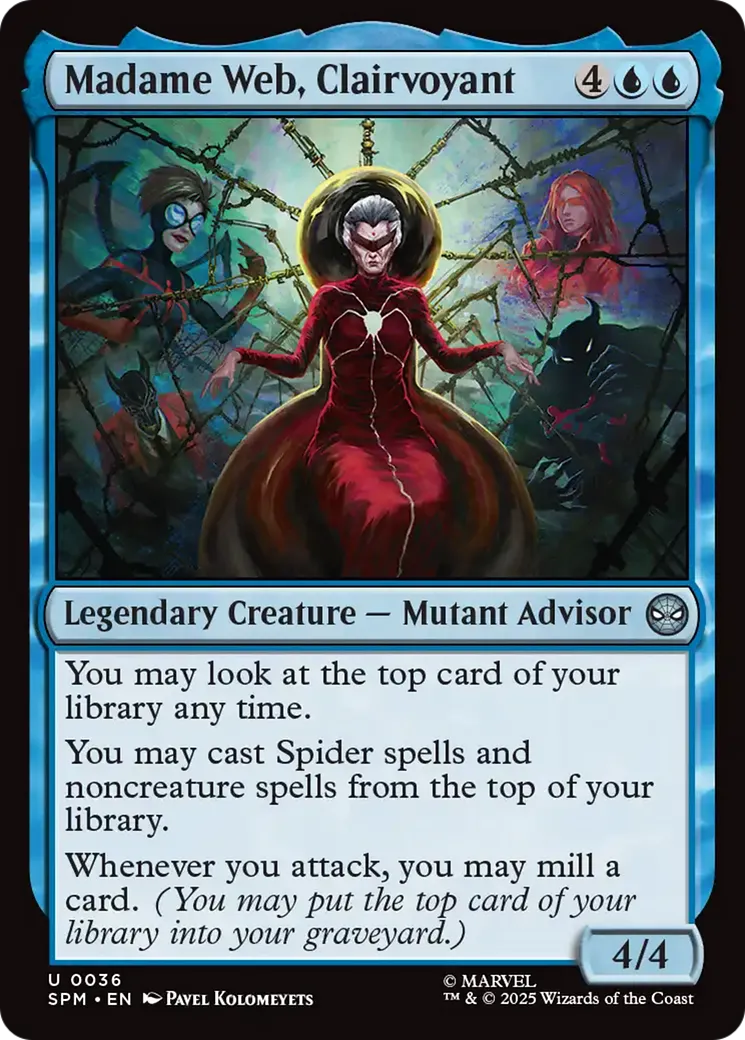 Madame Web, Clairvoyant — Marvel's Spider-Man — Magic: The Gathering