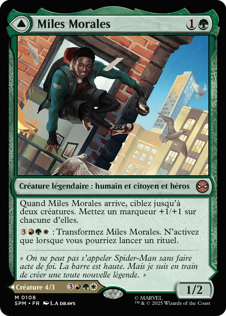 Miles Morales // L'ultime Spider-Man — Marvel's Spider-Man — Magic: The Gathering
