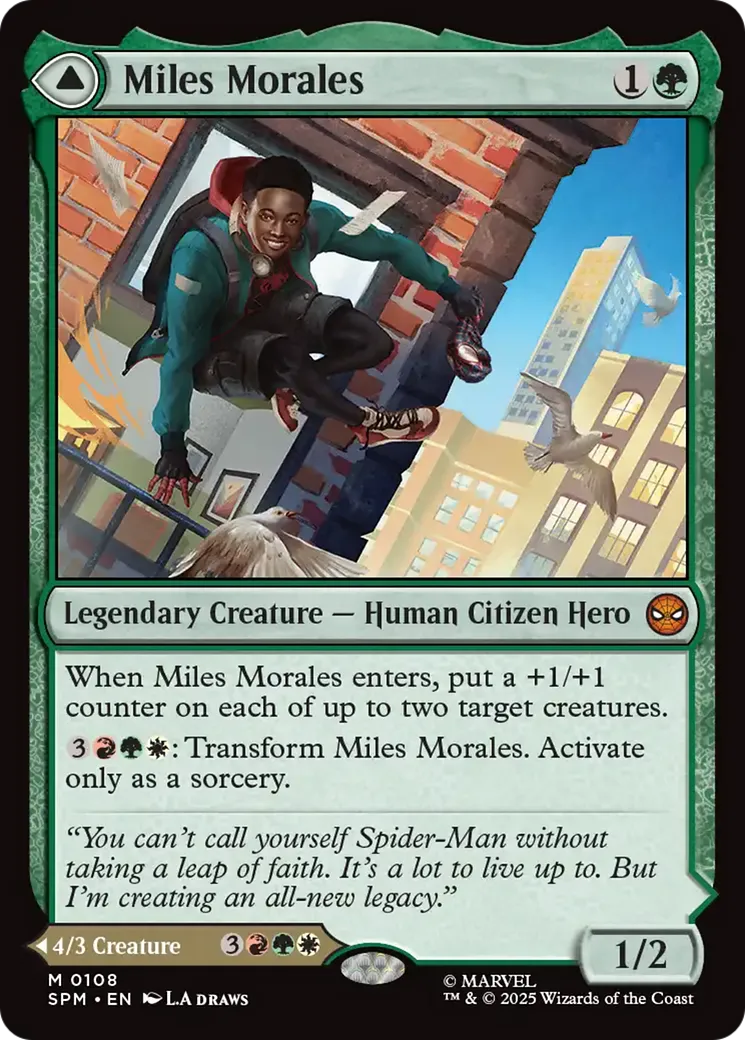 Miles Morales // L'ultime Spider-Man — Marvel's Spider-Man — Magic: The Gathering