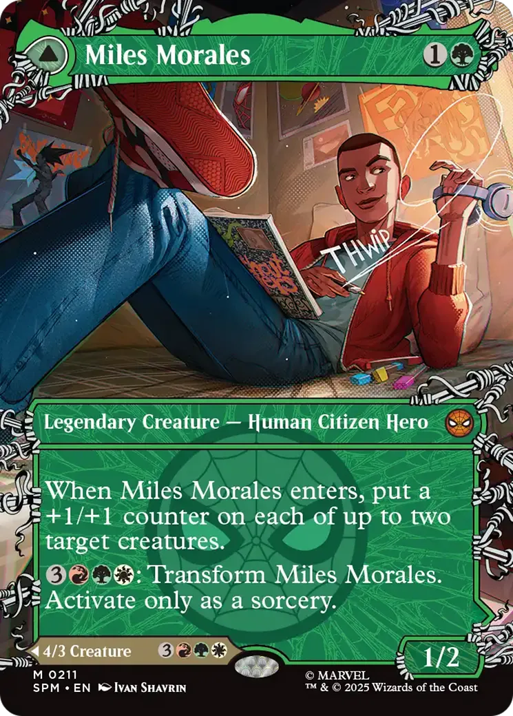 Miles Morales // Ultimate Spider-Man from Marvel's Spider-Man - Magic: The Gathering