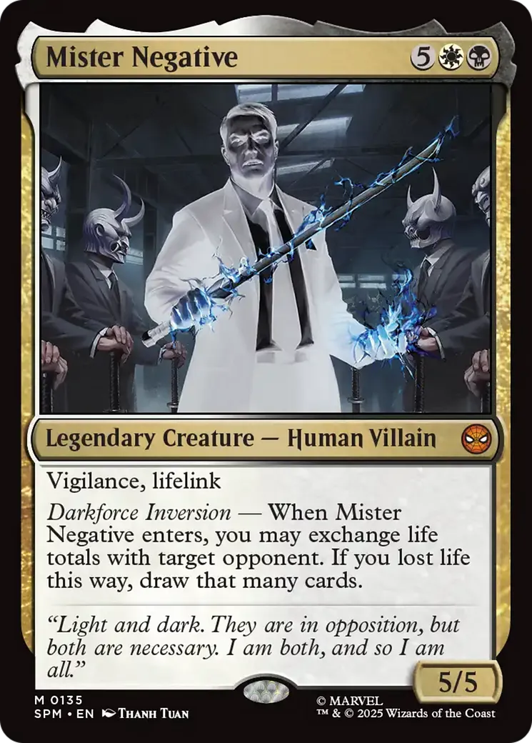 Mister Negative — Marvel's Spider-Man — Magic: The Gathering