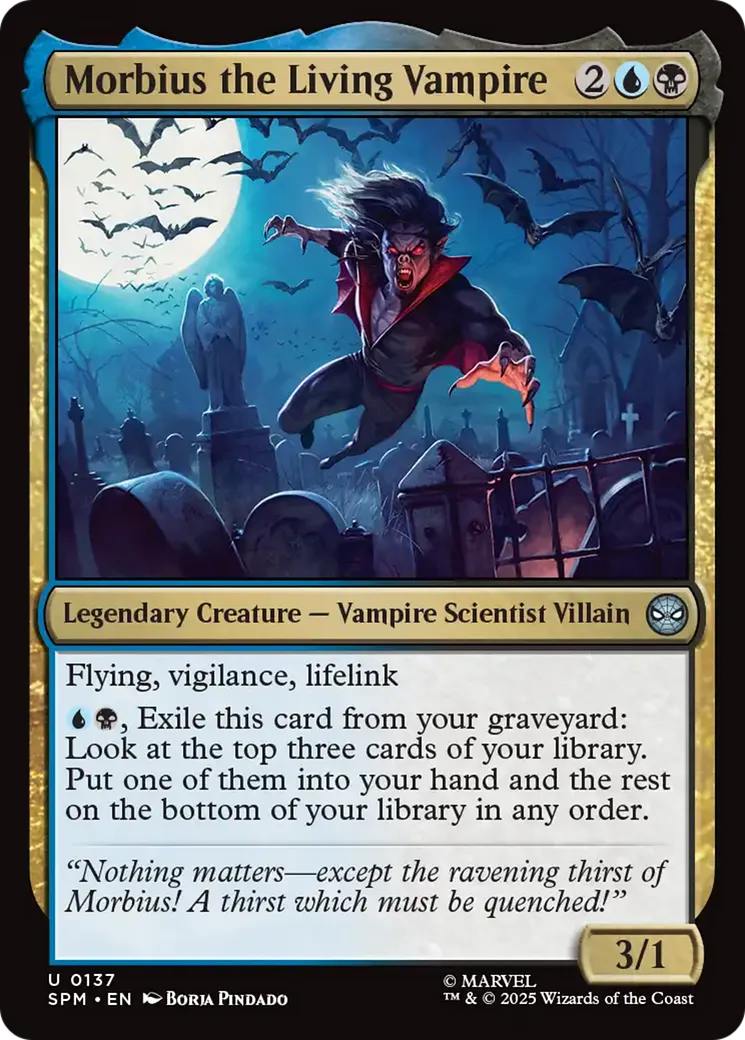Morbius, vampire vivant — Marvel's Spider-Man — Magic: The Gathering