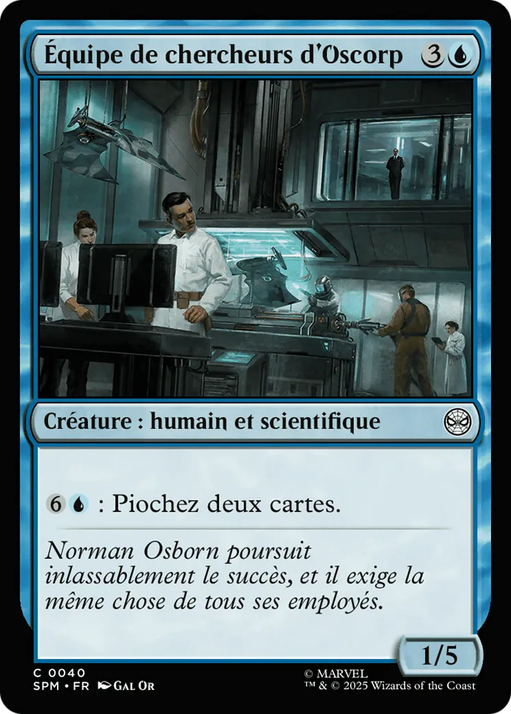 Équipe de chercheurs d'Oscorp — Marvel's Spider-Man — Magic: The Gathering