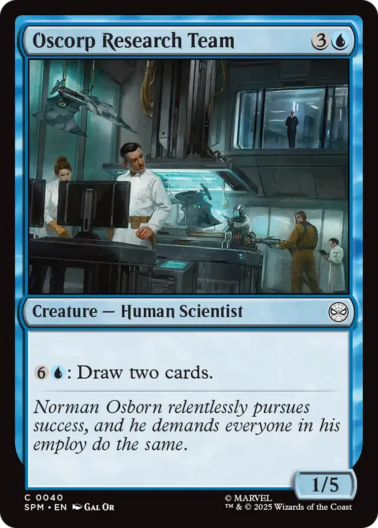 Oscorp Research Team — Marvel's Spider-Man — Magic: The Gathering