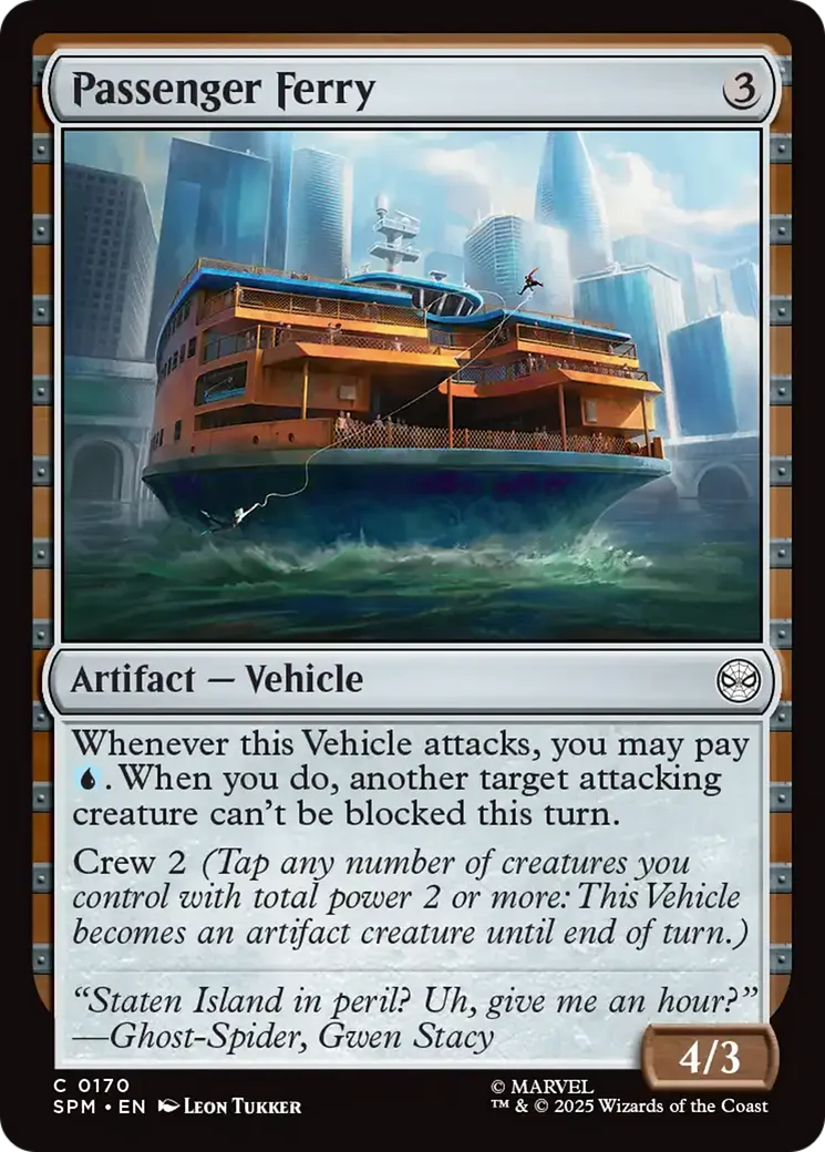 Passenger Ferry — Marvel's Spider-Man — Magic: The Gathering