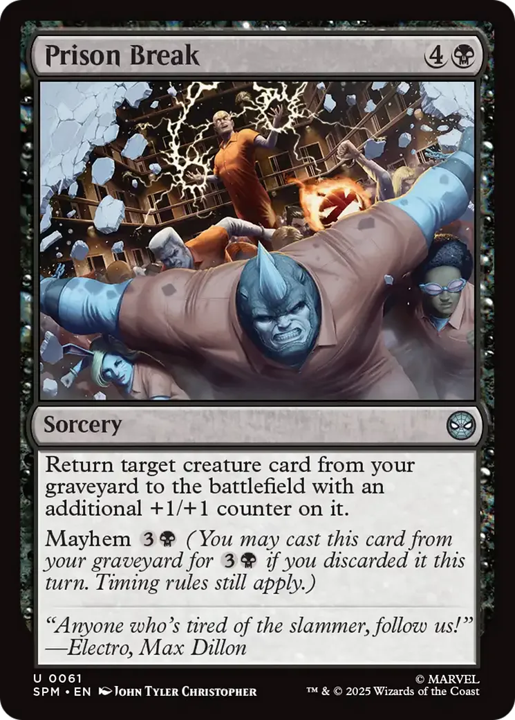 Prison Break — Marvel's Spider-Man — Magic: The Gathering