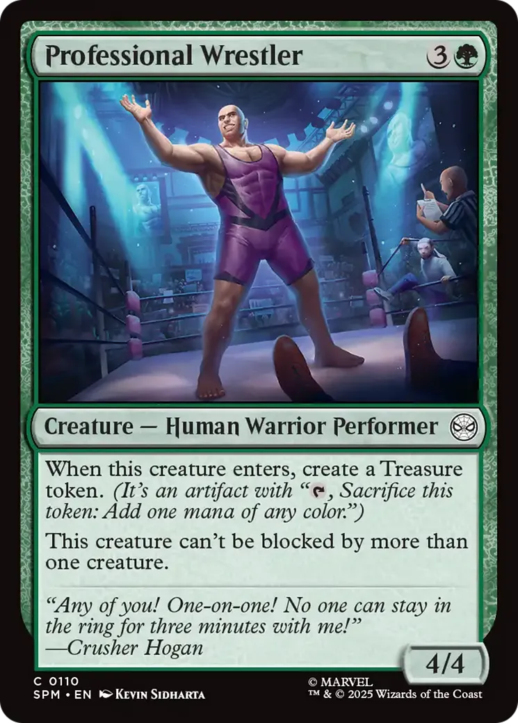 Professional Wrestler — Marvel's Spider-Man — Magic: The Gathering