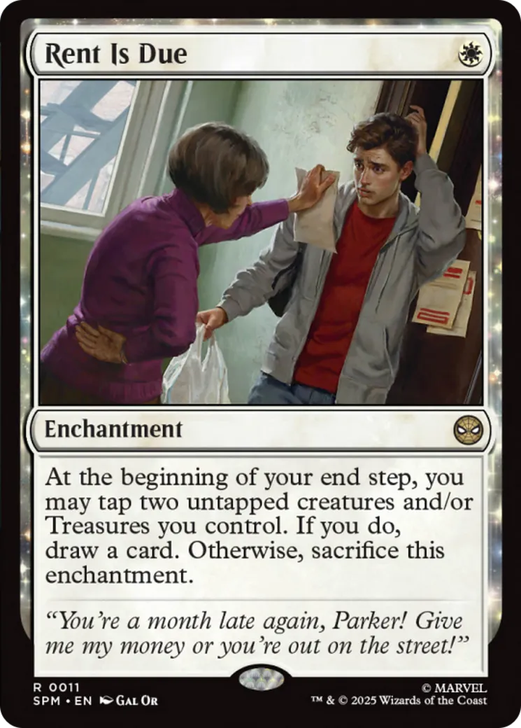 Rent Is Due — Marvel's Spider-Man — Magic: The Gathering
