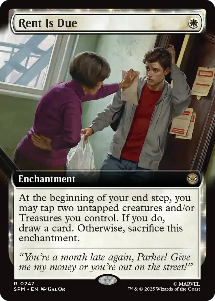 Rent Is Due — Marvel's Spider-Man — Magic: The Gathering