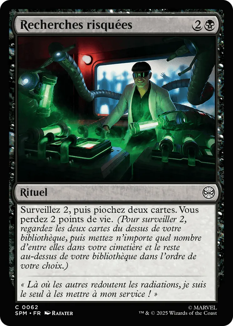 Recherches risquées — Marvel's Spider-Man — Magic: The Gathering