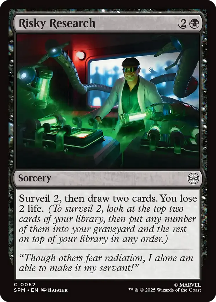 Recherches risquées — Marvel's Spider-Man — Magic: The Gathering