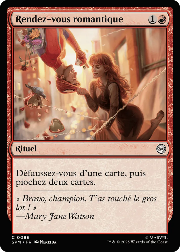 Rendez-vous romantique — Marvel's Spider-Man — Magic: The Gathering