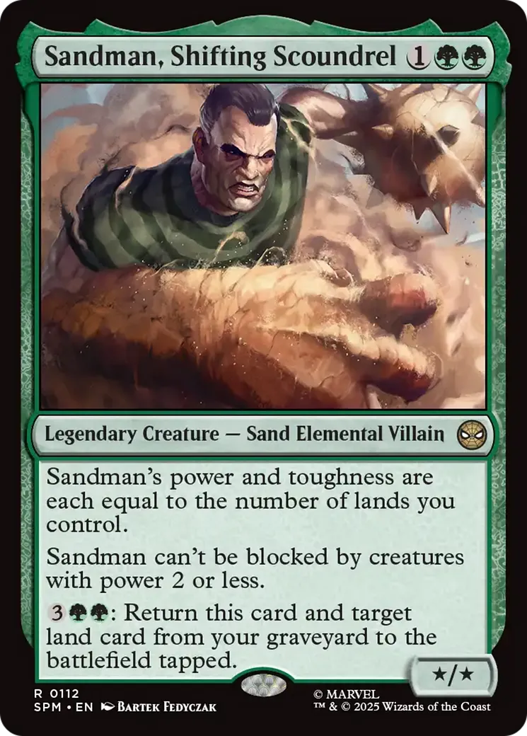 Sandman, Shifting Scoundrel — Marvel's Spider-Man — Magic: The Gathering