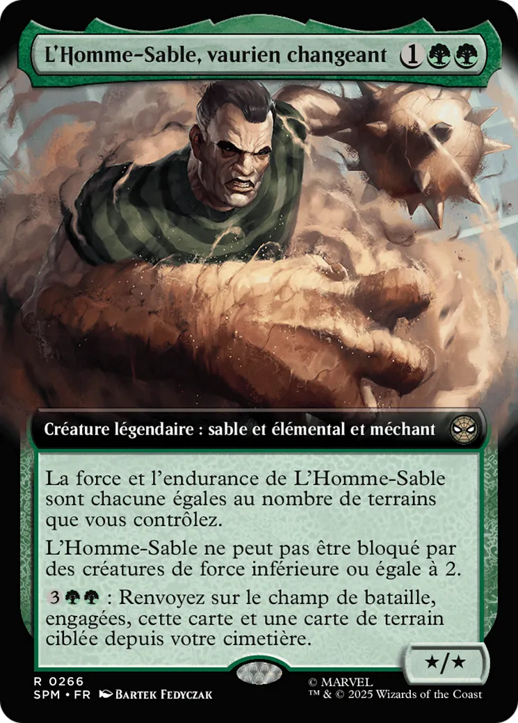 L'Homme-Sable, vaurien changeant — Marvel's Spider-Man — Magic: The Gathering