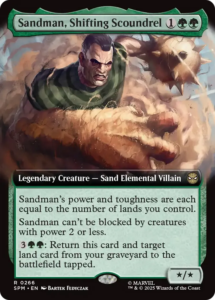 Sandman, Shifting Scoundrel — Marvel's Spider-Man — Magic: The Gathering