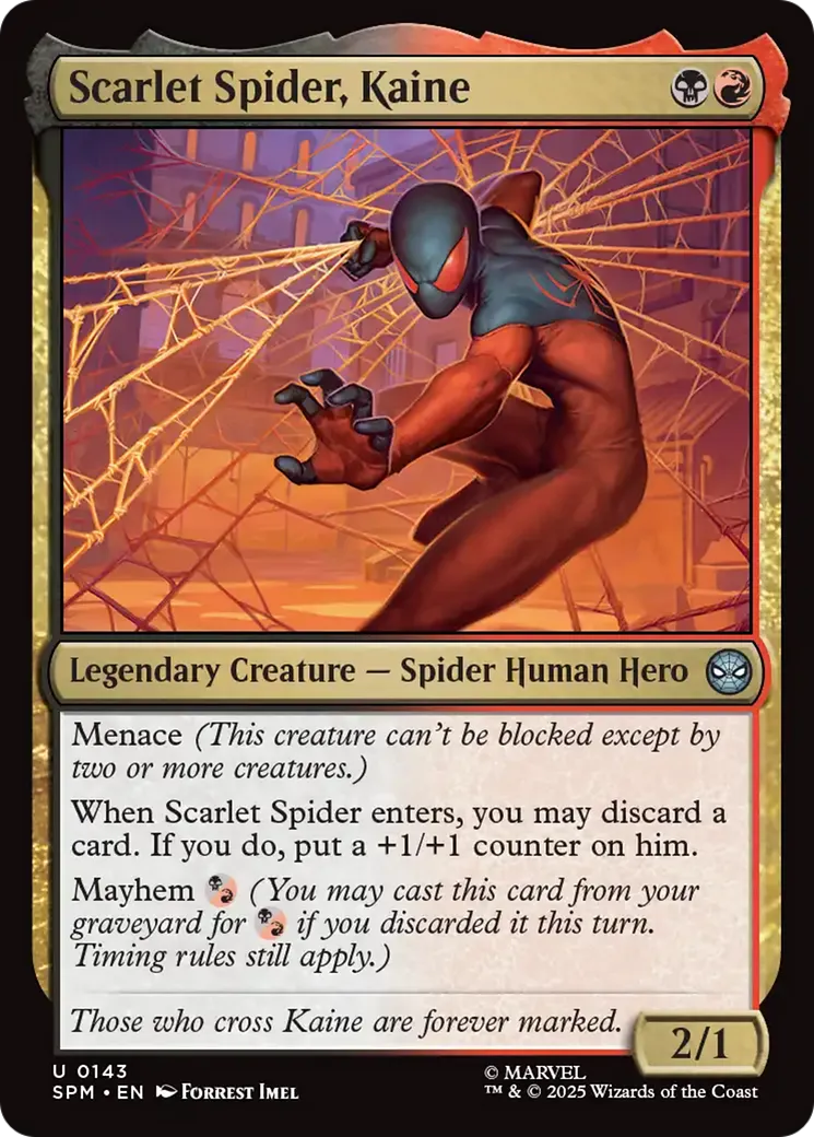 Scarlet Spider, Kaine — Marvel's Spider-Man — Magic: The Gathering