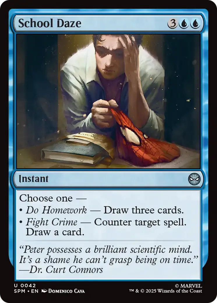 Hébétude académique — Marvel's Spider-Man — Magic: The Gathering