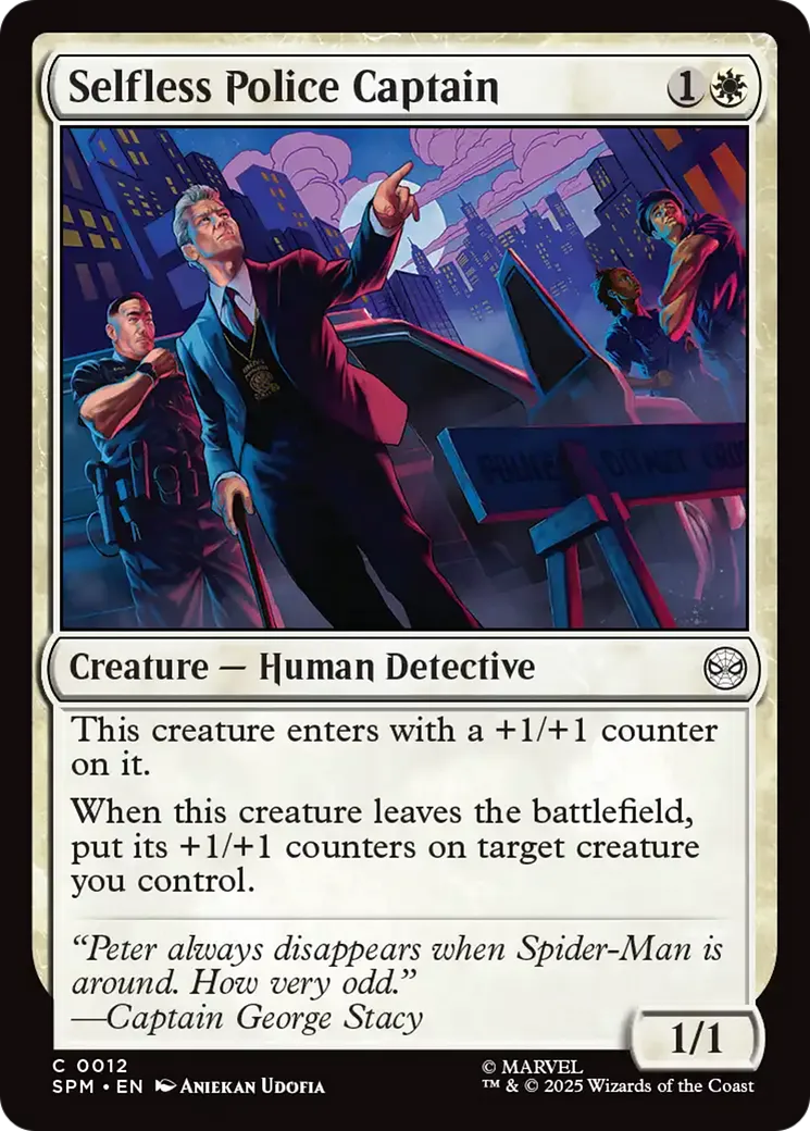 Capitaine de police dévoué — Marvel's Spider-Man — Magic: The Gathering