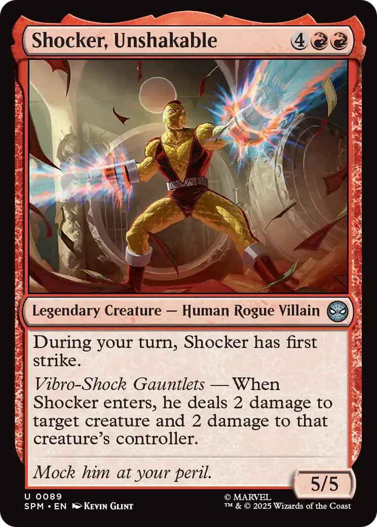 Shocker, inébranlable — Marvel's Spider-Man — Magic: The Gathering