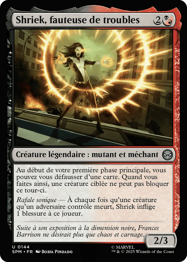 Shriek, fauteuse de troubles — Marvel's Spider-Man — Magic: The Gathering