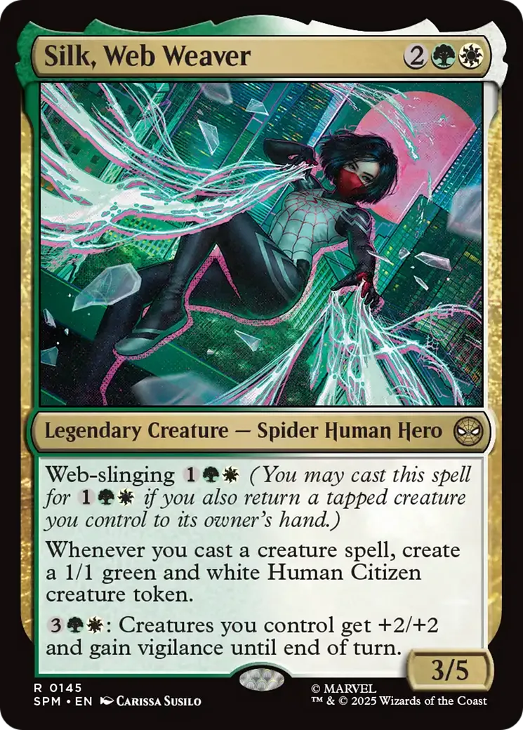 Silk, tisseuse de toile — Marvel's Spider-Man — Magic: The Gathering