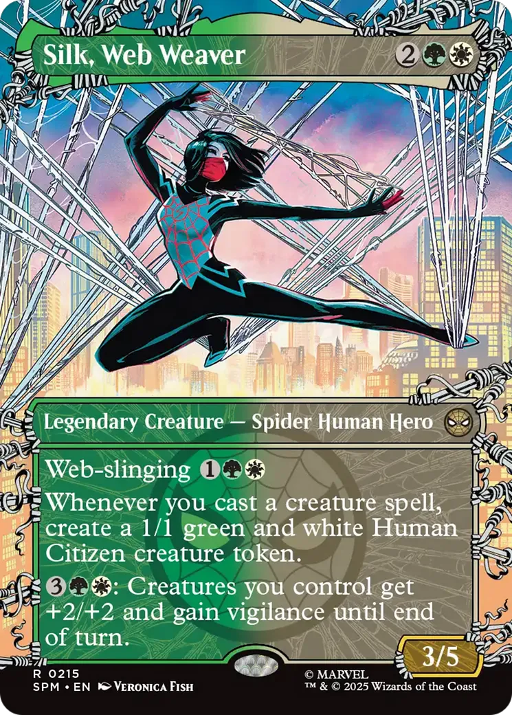 Silk, Web Weaver from Marvel's Spider-Man - Magic: The Gathering