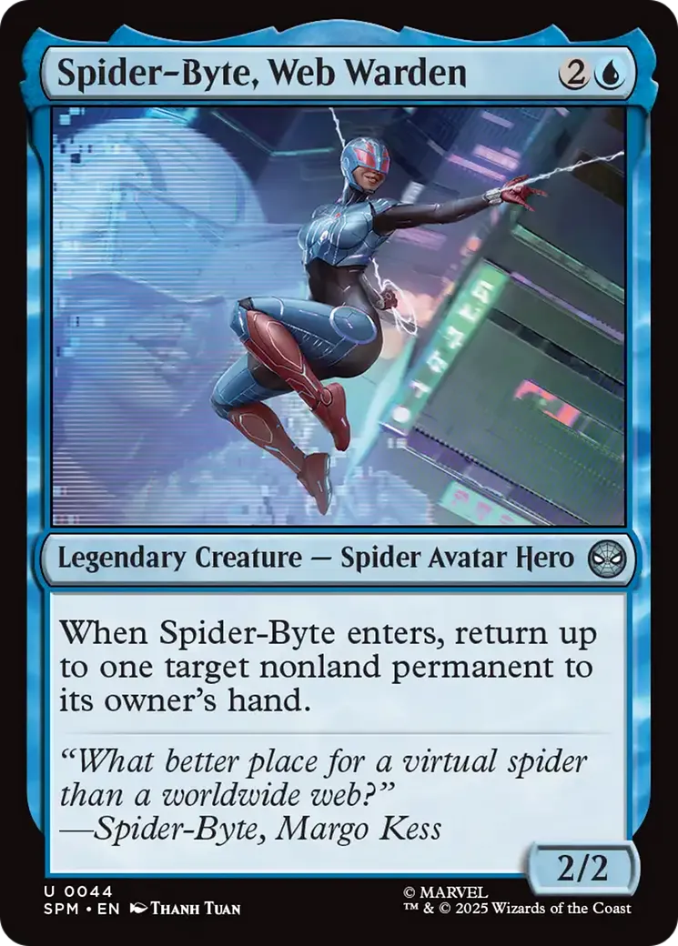 Spider-Byte, gardienne de la toile — Marvel's Spider-Man — Magic: The Gathering