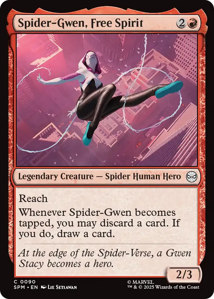 Spider-Gwen, esprit libre — Marvel's Spider-Man — Magic: The Gathering