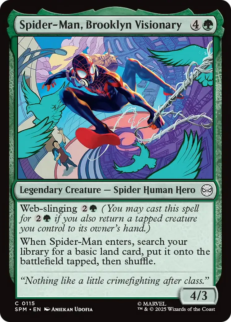 Spider-Man, Brooklyn Visionary — Marvel's Spider-Man — Magic: The Gathering