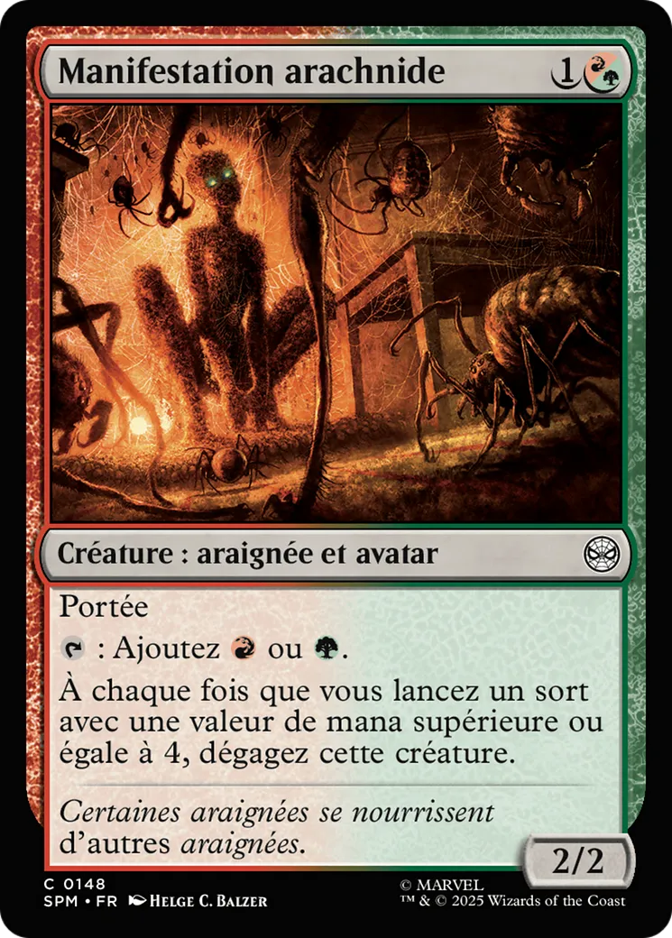 Manifestation arachnide — Marvel's Spider-Man — Magic: The Gathering