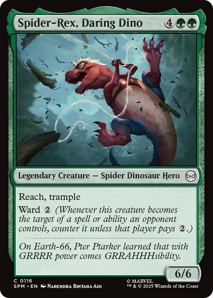 Spider-Rex, Daring Dino — Marvel's Spider-Man — Magic: The Gathering