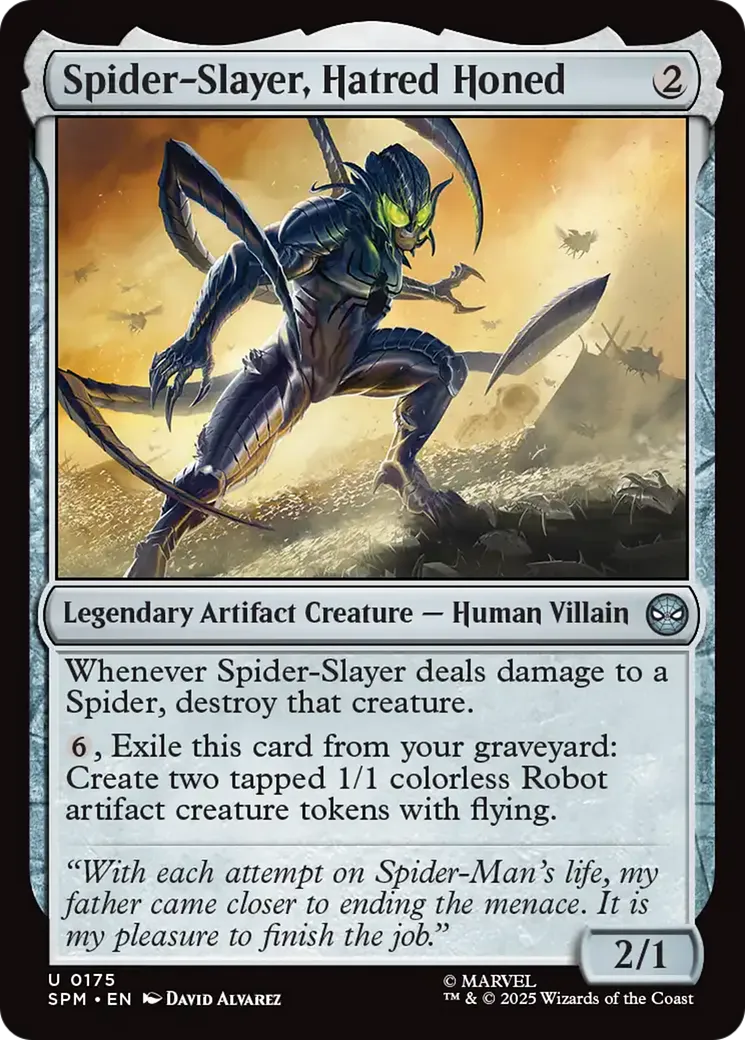Anti-Araignée, la haine faite arme — Marvel's Spider-Man — Magic: The Gathering