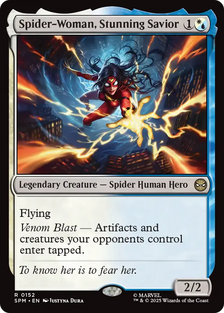 Spider-Woman, Stunning Savior — Marvel's Spider-Man — Magic: The Gathering