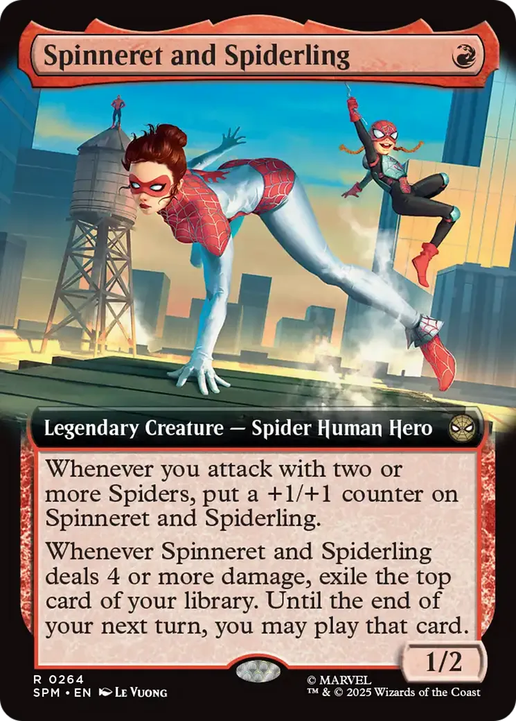 Spinneret and Spiderling — Marvel's Spider-Man — Magic: The Gathering