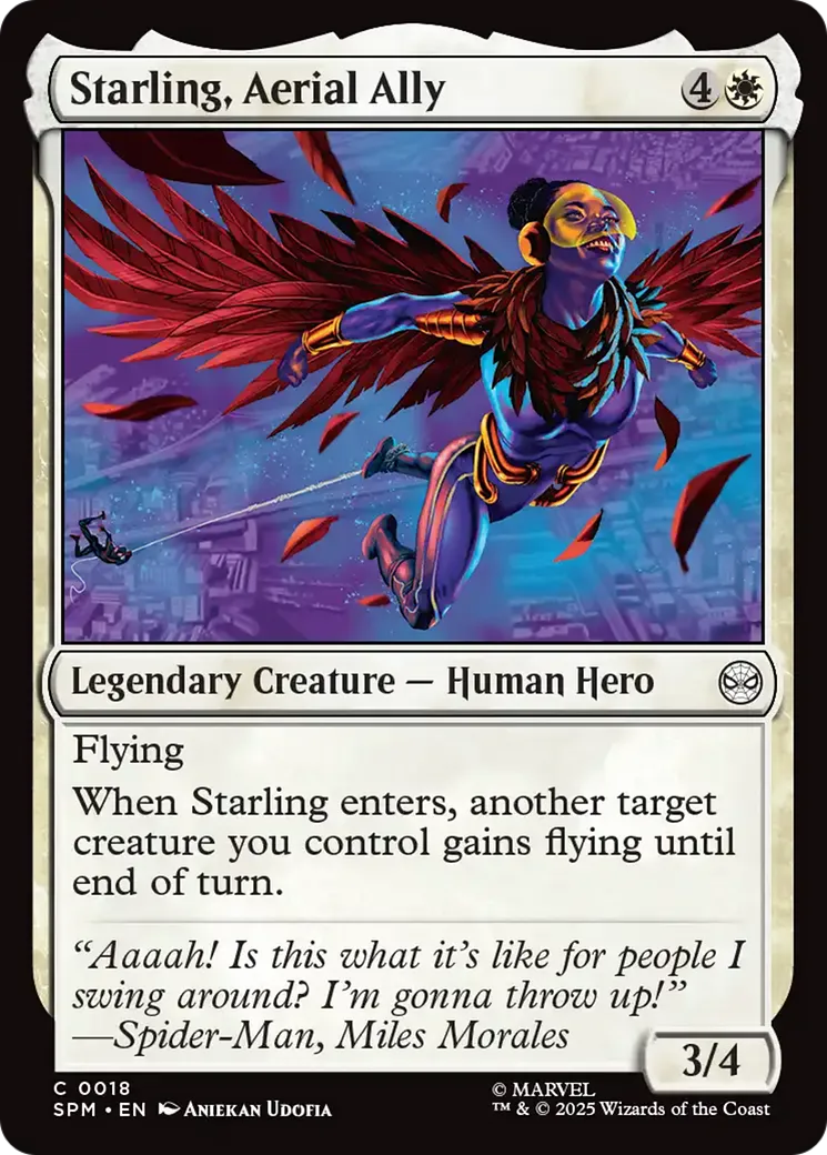Starling, alliée aérienne — Marvel's Spider-Man — Magic: The Gathering