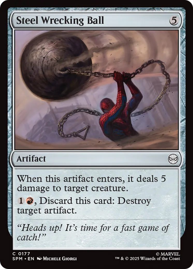 Steel Wrecking Ball — Marvel's Spider-Man — Magic: The Gathering